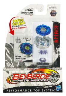 Beyblade Metal Fusion Masters Battle Top BB 102 Spiral Capricorn *New 