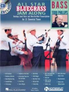 All Star Bluegrass Jam Along for Upright Bass   Book CD  