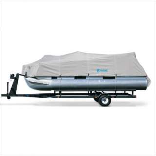 Classic Accessories Hurricane Pontoon Boat Cover Model B in Grey 