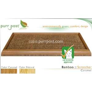 purr post  Scratcher  Bamboo (Caramel Color) Sisal Cat 