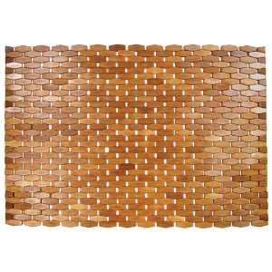   Ginsey Home Solutions Rhombic Link Bamboo, Chocolate