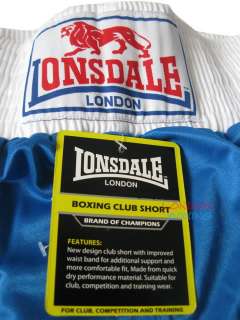 Lonsdale London Royal Blue Boxing Training Shorts  