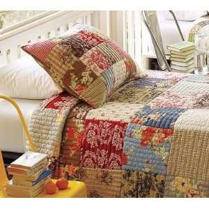   Pottery Barn Georgia Quilt King New Patchwork Quilt 