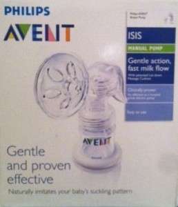   SHIPPING NEW PHILIPS AVENT ISIS MANUAL PORTABLE BREAST PUMP  