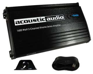 New Acoustic Audio 1600W 2 Channel Bridgeable Car Amp  