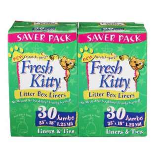 Fresh Kitty Jumbo Litter Box Liners   Double Saver Pack.Opens in a new 