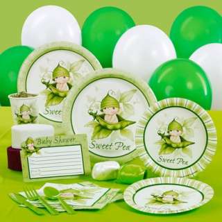Sweet Pea Baby Shower Party Kit for 8.Opens in a new window
