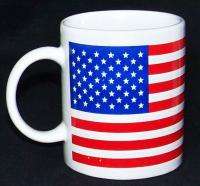 Stars Stripes Red White Blue Flag USA Coffee Mug Cup  