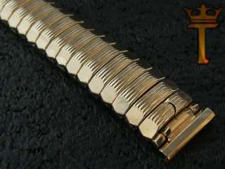   NOS 16mm 5/8 Bulova USA Gold Filled DeLuxe 1950s Vintage Watch Band