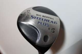 Callaway Steelhead Plus 3+ & 5 Fairway w/Callaway Uniflex Steel Golf 