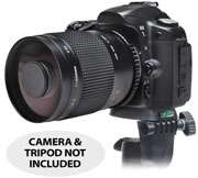 Rokinon 500mm f/8 Mirror Lens & 2x Teleconverter for Nikon Digital SLR 