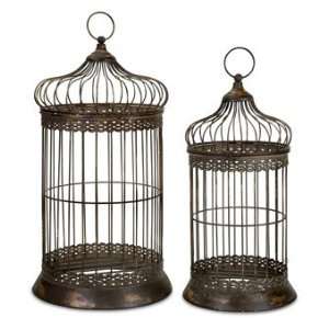  Byzantine Dome Bird Cages   Set of 2