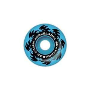  Black Label Bold Blue Skateboard Wheels   4 Pack Sports 