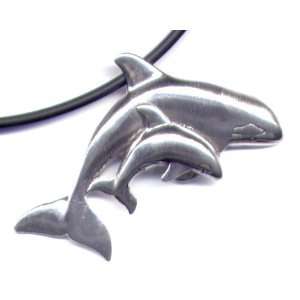  13 Black Whales Necklace Sterling Silver Jewelry Kitchen 