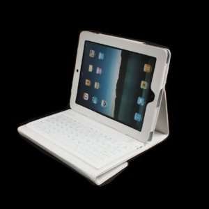  iPad Bluetooth Keyboard Case   White