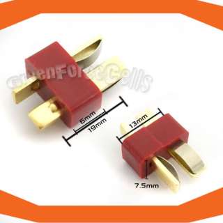 20 x T Plug Connector Male Deans Style Lipo RC Battery  