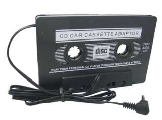 CAR CASSETTE TAPE ADAPTER FOR IPOD  NANO MD CD  