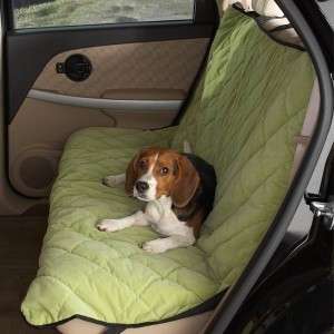 Companion Pet Dog Quilted Car Seat Cover Apple Green  