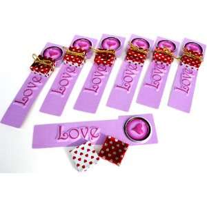Love Bookmarks & 12 Love Chocolates Grocery & Gourmet Food