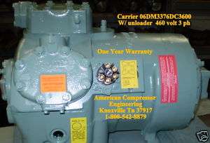 Carrier Carlyle Refrigeration Semi Hermetic Compressor  