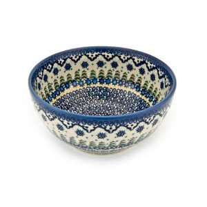    Polish Pottery North Pole Cereal/Soup Bowl