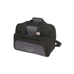    Double Tote Deluxe Charcoal / Black Bowling Bag