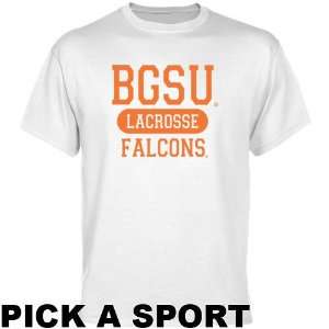  Bowling Green State Falcons White Custom Sport T shirt 