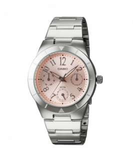 Casio Ladys LTP 2069D 4A2 Stainless Steel Cruise Watch  