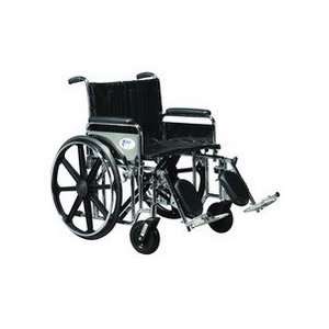   Wheelchair   Detachable Desk Arms, Dual Cross Brace, Elevating Legrest
