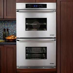 Double Electric Wall Oven with 3.9 cu. ft. Pure Convection Upper Oven 