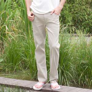   NEW TOPS HOT fashion slim trendy Soft Linen Fifth Pocket Casual Pants