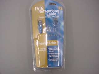 New Belkin CAT6 Networking Ethernet Cable Gold 3ft.  