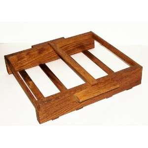  Wood Bread Pan Holder (Holds 2 Pans)