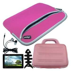 Premium Pink EVA Business Carrying Bag + Pink Dual Pocket Travel Bag 