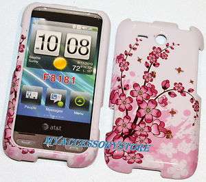 AT&T HTC Freestyle Cherry Blossom Sakura Flowers Snap On Hard Phone 