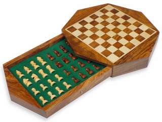 Deluxe Octagon Magnetic Travel Chess Set 9  
