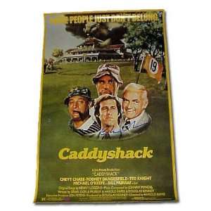    Chevy Chase Autographed Caddyshack Movie Poster
