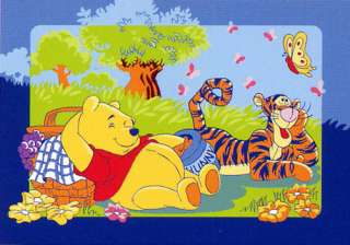 Disney Winnie The Pooh Winnies Picnic Childrens Rug  