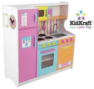 New KidKraft Wood Wooden Kitchen Kids Pretend Play Set  