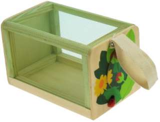 Large Childrens Colourful Wooden BUG BOX Garden Toy  