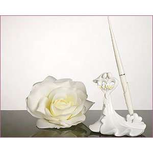 Bride and Groom with Calla Lily Bouquet Pen Set 