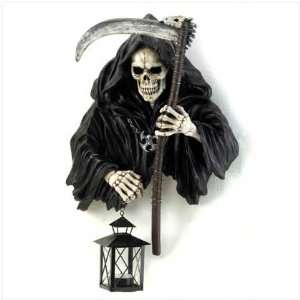  Grim Reaper Holding Candle Lantern