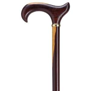   Mens Cocabola Derby Handle Wood Shaft Cane