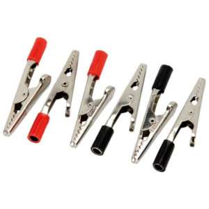 New 6 alligator stainless clips electric clamps  