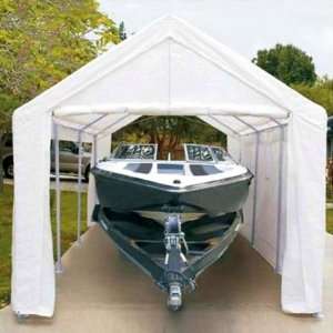  10 8 x 20 Car Canopy with Enclosure Kit Office 