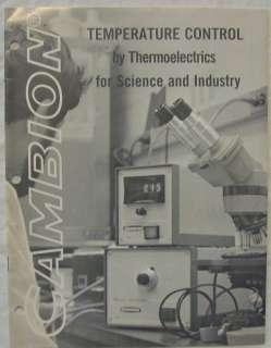 Cambion Thermoelectric Temperature Control Catalog  