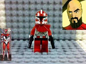 Lego Star Wars Clone Trooper Commander Ganch Custom  