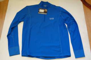 Brand New Gore Bike Wear Vista Quarter Zip Long Sleeve Jersey XXL Blue 