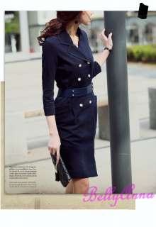 Quality Formal Elegant Double Breasted KATE Dress Coat  