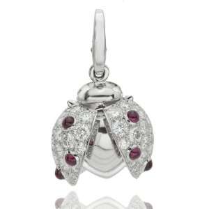  Cartier Coccinelle Diamond Ruby White Gold Ladybug 